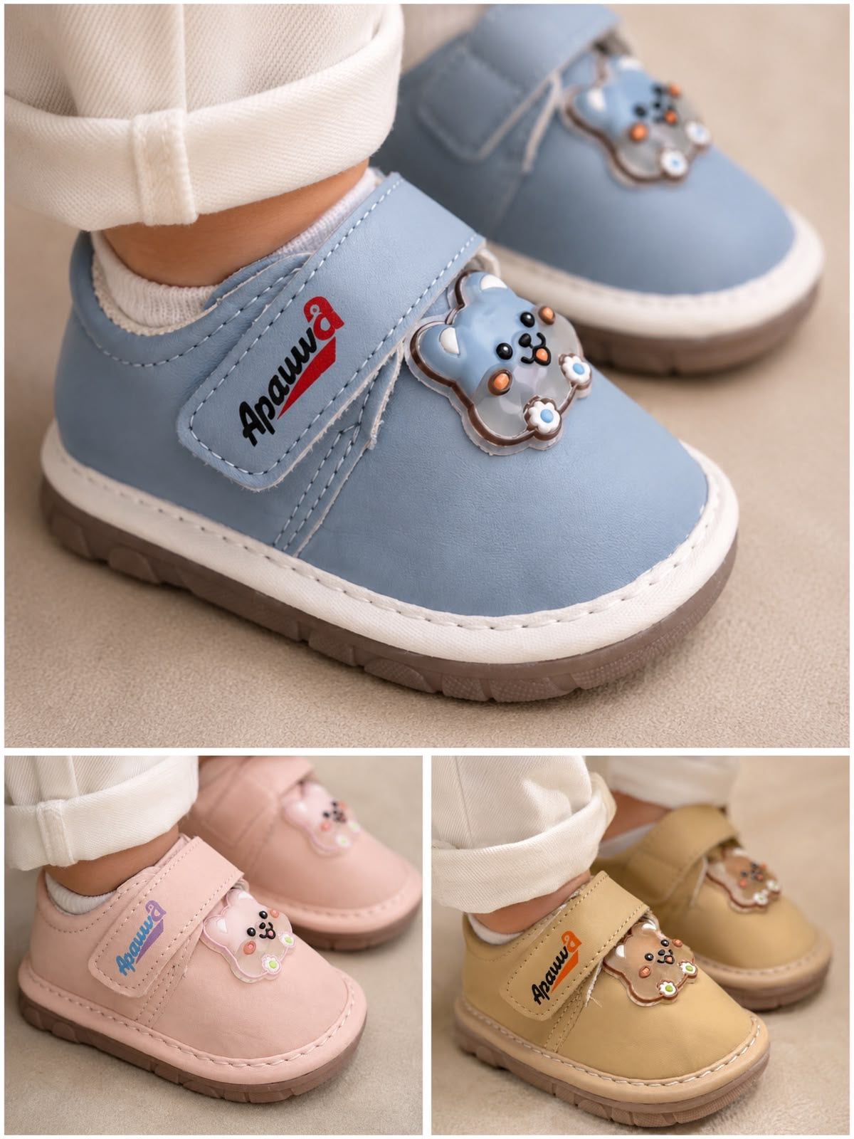 Tiny Paws Teddy First-Walker Shoes