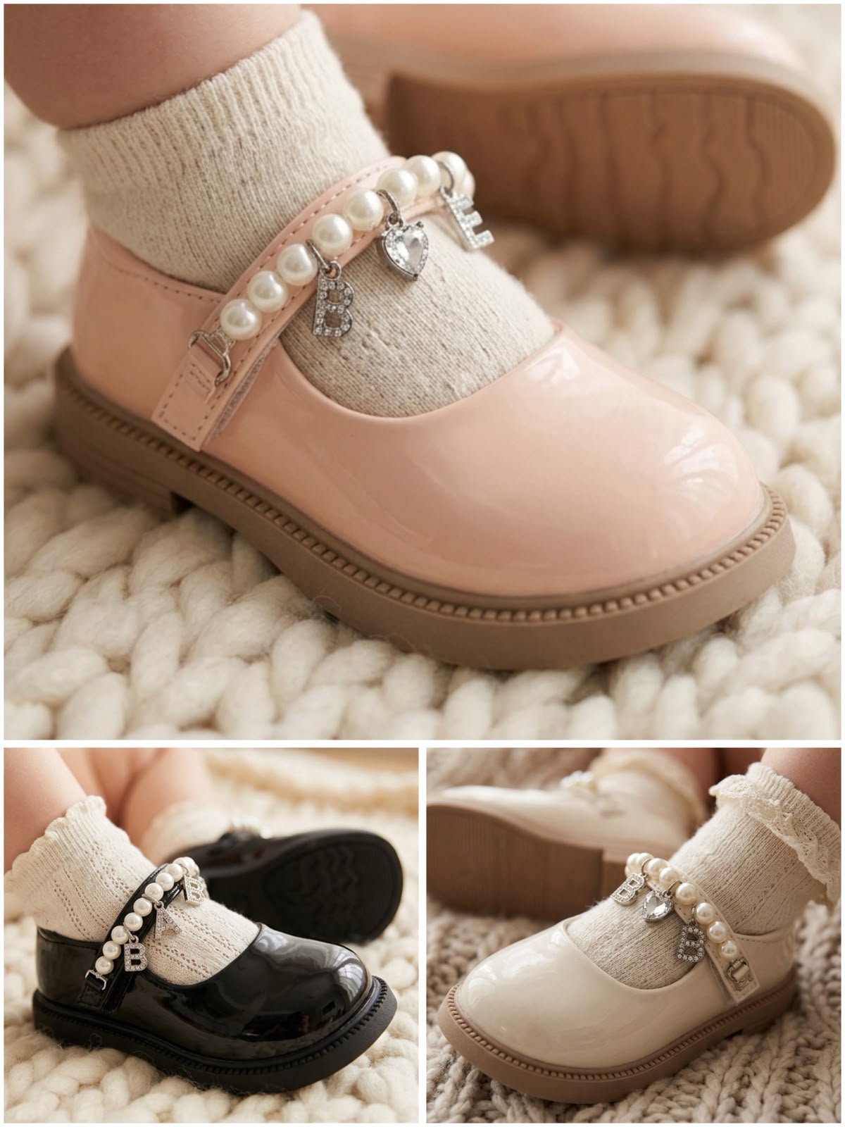 B-A-B-E Pearl Mary Jane’s Shoes