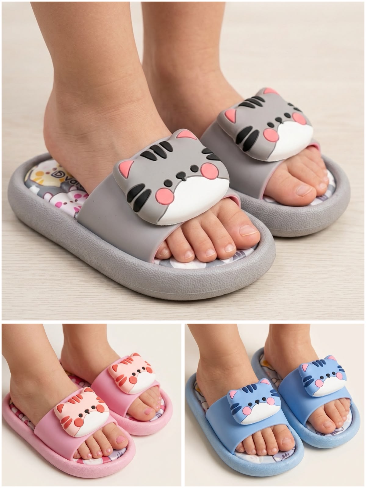 Kitty Paws Cushion Slides