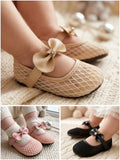 Sparkle Bow Mesh Pumps