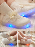 GlowPetal Mary Janes